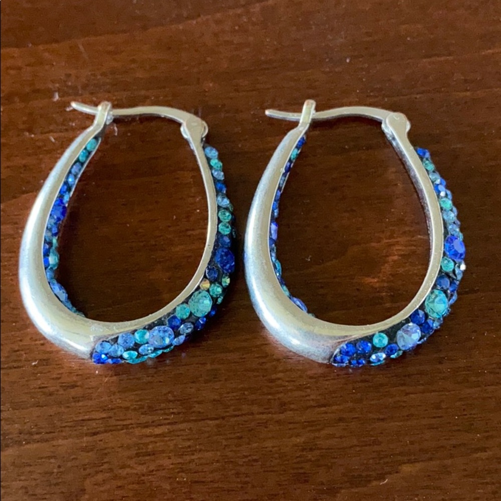 Blue earrings - Picture 3 of 3